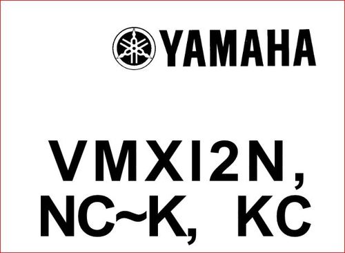 Product picture Classic Yamaha V Max VMX12 Service Manual.pdf