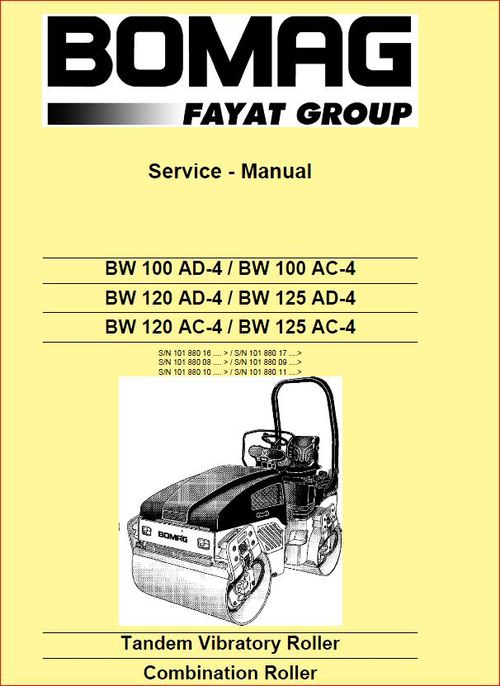 Product picture Bomag Service MAnual 100 BW 120 AD 4.pdf
